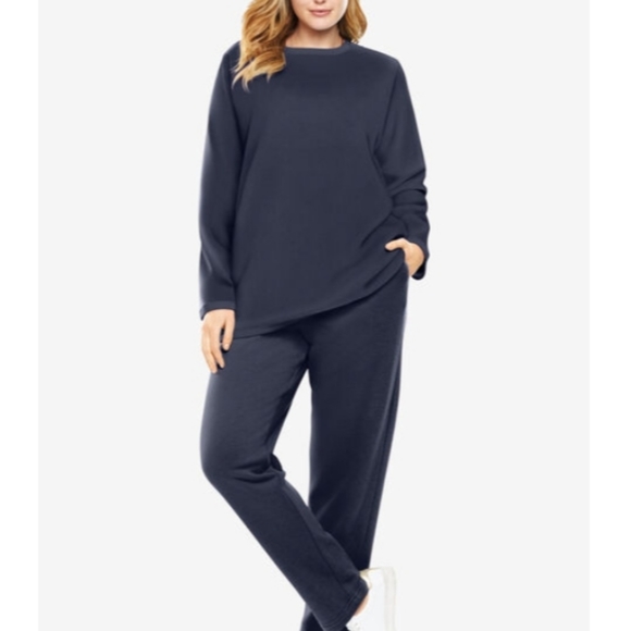 Woman Within- Chic Sweatsuit - Picture 3 of 7